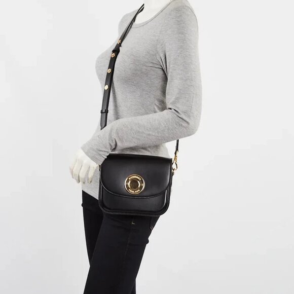 Burberry Black Calfskin Leather Small Elizabeth Crossbody Bag - Picture 2 of 10